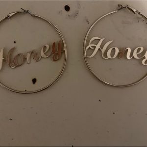 Urban Outfitters Jewelry - Urban Outfitters โHoneyโ slogan earrings. Urban Outfitters Jewelry - Urban Outfitters โHoneyโ slogan earrings.